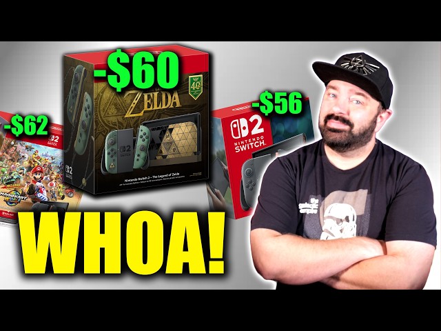 ¡Consigue la edición especial del 40 aniversario de Zelda para Switch 2 y otros modelos a buen pr...