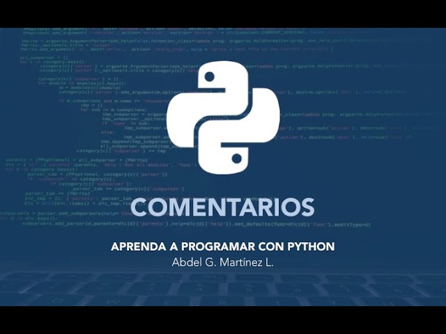Aprenda a Programar con Python - Comentarios