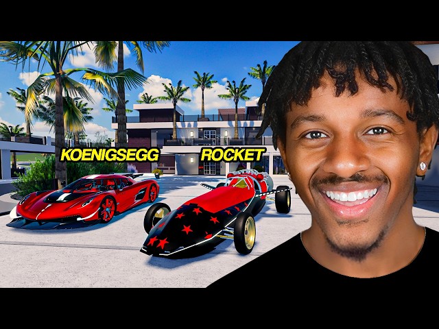 ROCKET CAR vs FASTEST CAR IN ROBLOX DRIVING EMPIRE