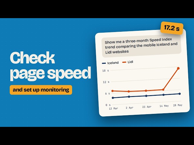 Use DebugBear's MCP server to check page speed and set up monitoring
