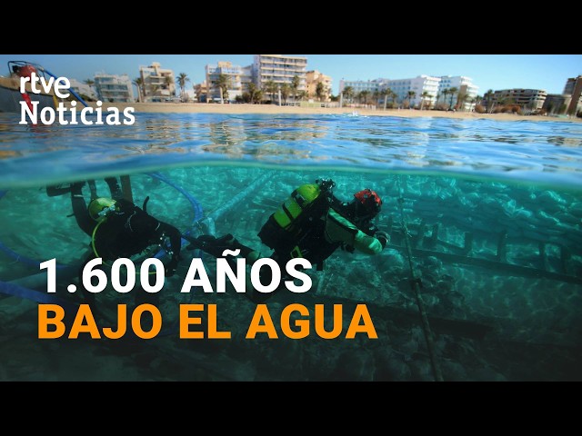 The extraction of the Roman shipwreck of Des Fontelles from Palma Beach has been completed | RTVE...