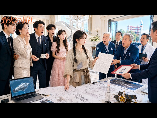 Family favors the fake heiress, but she quietly solves a national space crisis—everyone is stunned!