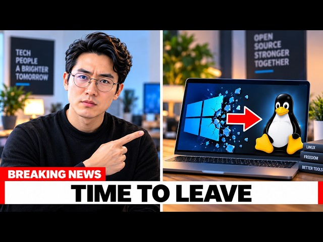 Microsoft SHOCKED as Omarchy Gives Windows Users a REASON to Switch to Linux!