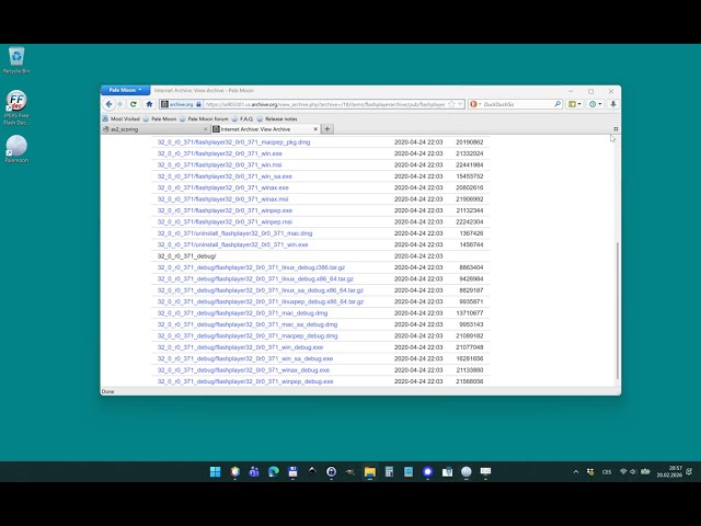 Downloading Flash for Debugging in the browser (Windows) - 2026 version