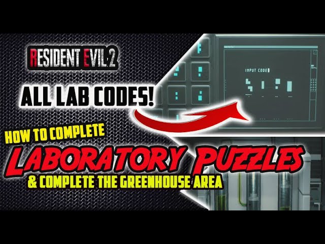 Resident Evil 2 - Laboratory Puzzles & Codes (Purple ID Band)