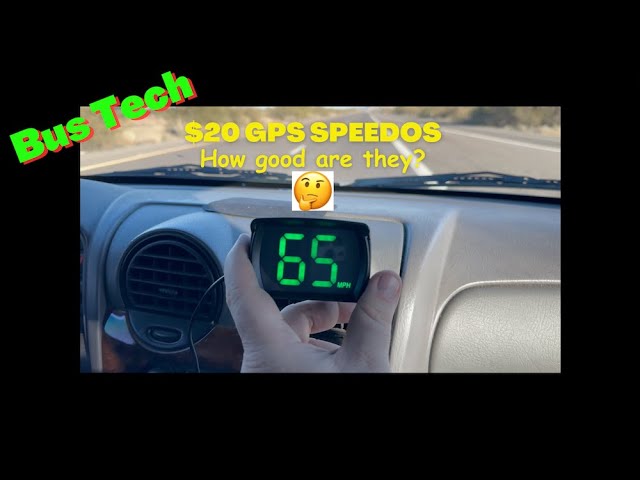 Testing a CHEAP GPS SPEEDO From Amazon!