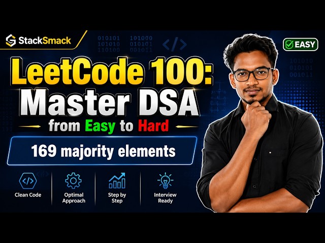 "LeetCode 169.Solved!"Majority Element | Boyer-Moore Voting Algorithm | Java Solution | Easy DSA #yt