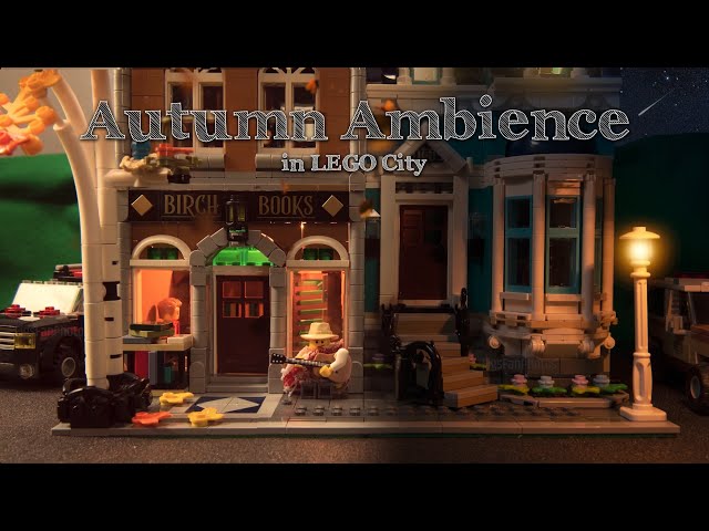Relaxing Autumn Ambience in LEGO City - For chilling, sleeping, studying and working