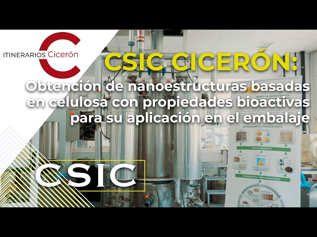 CSIC Cicero. Cellulose nanostructures with bioactive properties for use in packaging