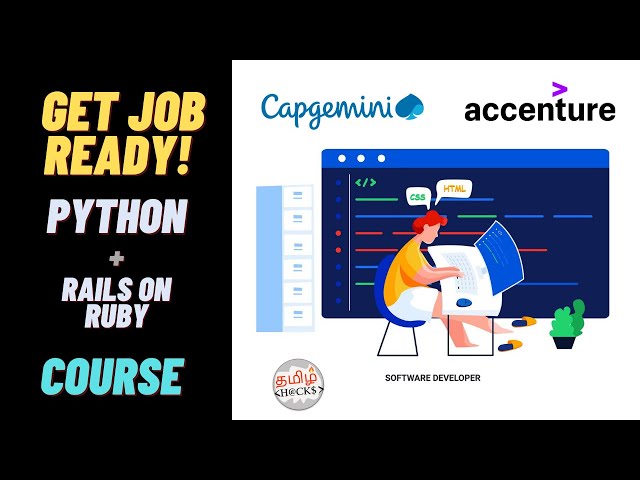 Get Job Ready Python +  Rails on ruby course | In demand skills | Post Graduate Certification