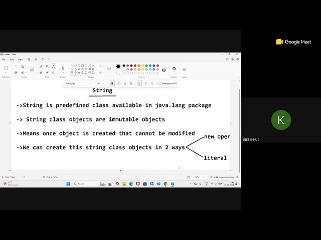 2ND YEARS || JAVA CLASS BY NAGARAJU SIR || 16-09-26