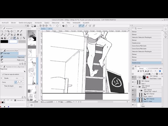 Working on CSP - Manga to webtoon 1