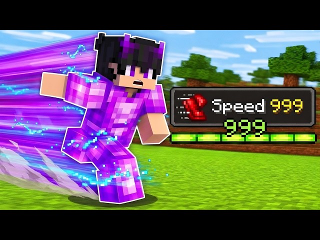 Minecraft, But Your XP = Your Speed...