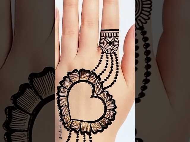 Raksha Bandhan Special_ Simple mehndi design for back hand | Easy mehndi design | New mehndi design