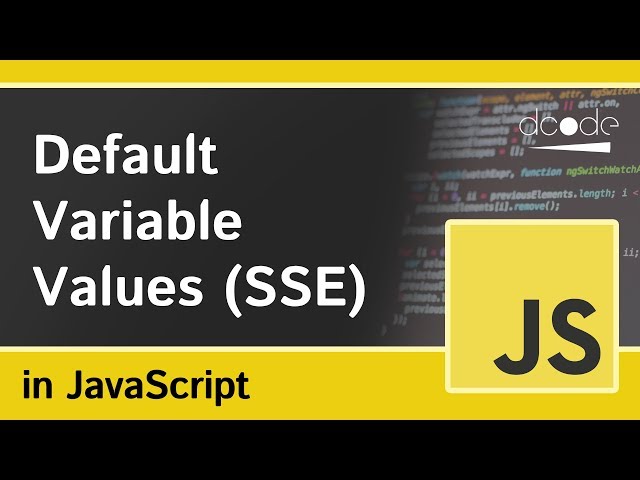 Javascript Tutorial - Default Values (Short Circuit Evaluation)