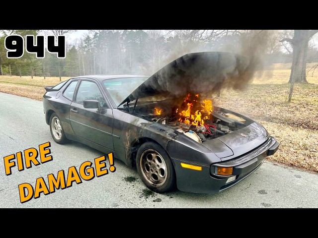 Todas las sorpresas que encontré al reparar un Porsche 944 dañado por el fuego