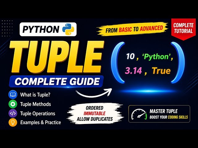 Python Tuple Complete Tutorial in Hindi 🔥 | Tuple in Python for Beginners | Code With Manish