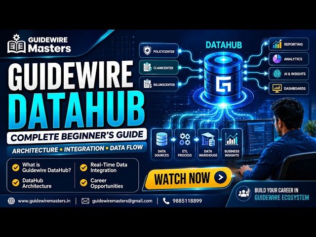Guidewire DataHub Integration Explained | Guidewire Training in Hyderabad