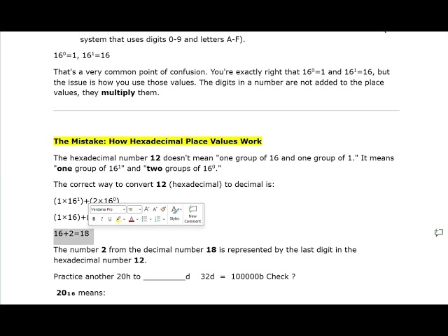 Week 2 Number Systems