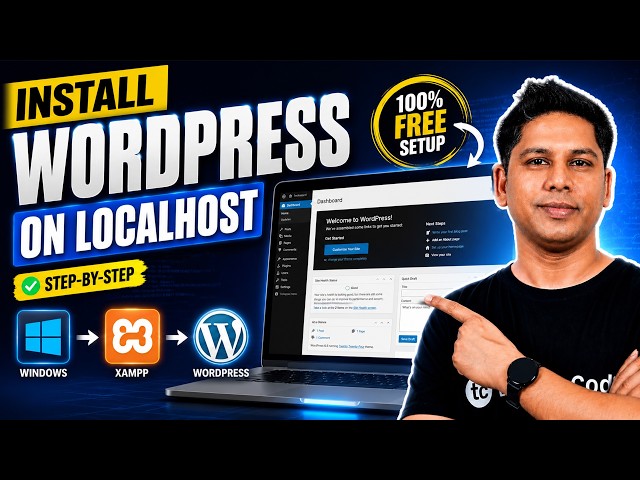How to Install WordPress on Localhost in XAMPP on Windows 11 ( No Domain & Hosting )