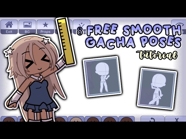 8 free SMOOTH gacha poses TUTORIAL 📌 || gl — gacha life || trend // meme || capcut tutorial