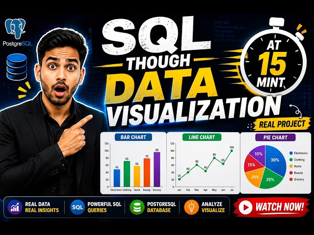 PostgreSQL Visualization & Data Analysis | Complete SQL Project for Data Analysts