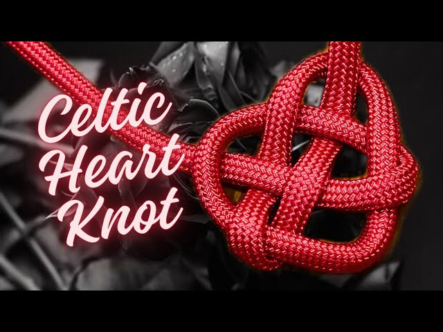 How to Tie an EASY Celtic Heart Knot (Paracord Tutorial)