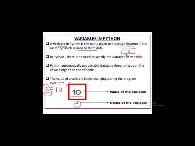 Variables in Python | Python Variables #python #pythonbasics #pythonforbeginners #pythontutorial