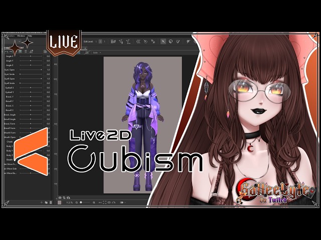 I finally figured out 3D expressions?? | Live2D with your favorite bat 🦇