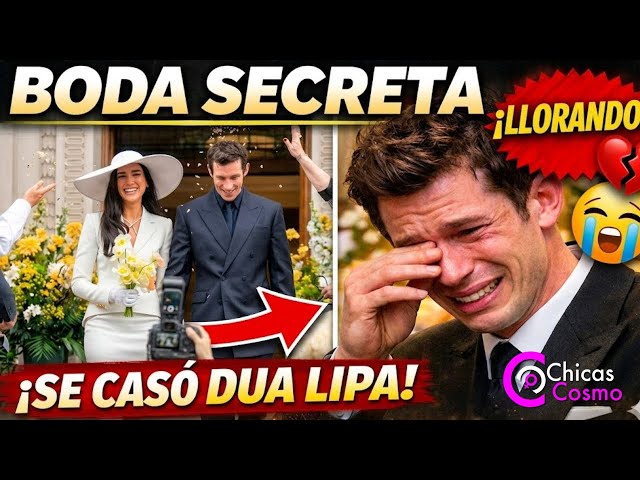 LA BODA MÁS INESPERADA, DUA LIPA LLEGÓ AL ALTAR Y LA REACCIÓN DE CALLUM TURNER SE VOLVIÓ VIRAL