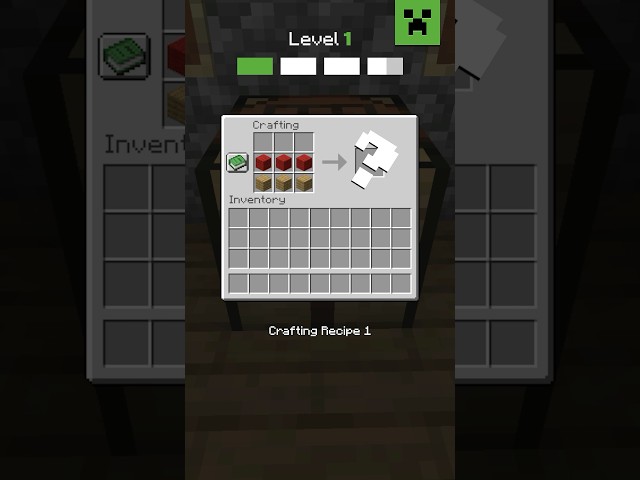 MINECRAFT CRAFTING QUIZ