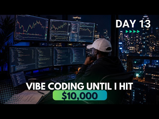 Day 13 | Vibe Coding A Trading Account To $10,000 | Live Algo Trading
