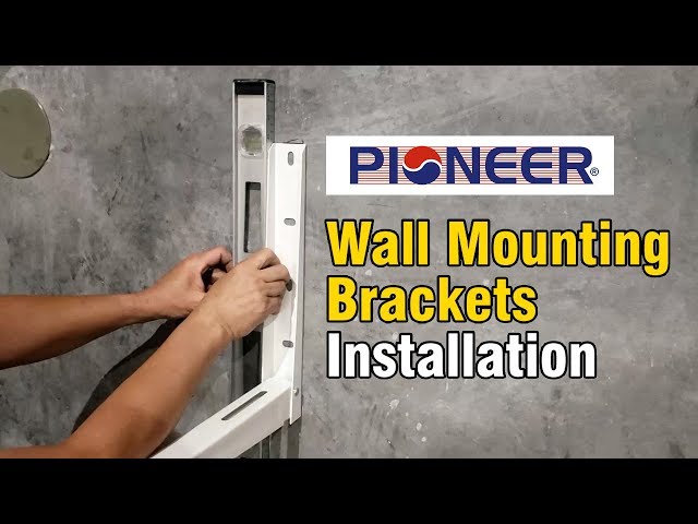 Pioneer Outdoor Wall Mounting Brackets Installation