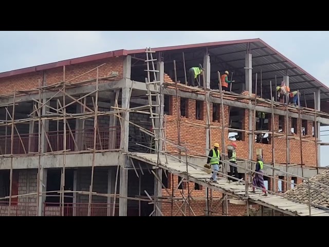 Bright Future Academy High School Building Project in Rwanda progress August 2025.