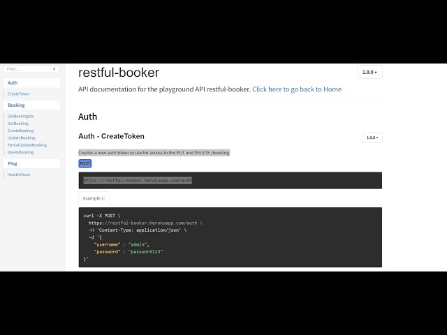 OFFLINE SESSION || RESTFUL BOOKER API || Run Auth request , token , Authorization Vs Authentication