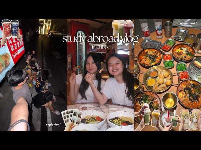 STUDYING ABROAD in china 🇨🇳 : first week, moving into dorms, exploring, settling in, what i eat