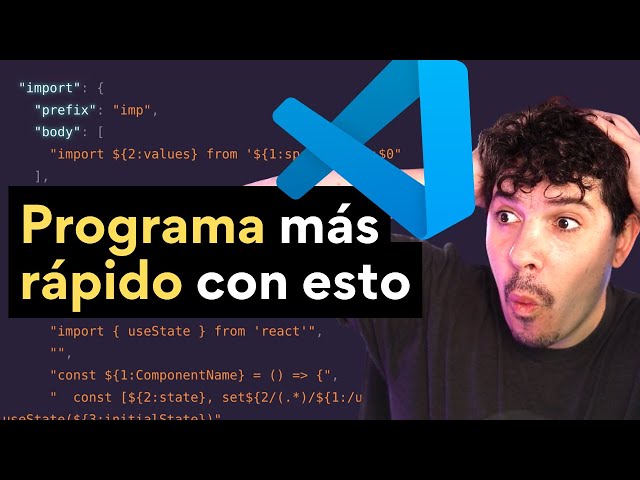 SNIPPETS in VISUAL STUDIO CODE for FASTER PROGRAMMING