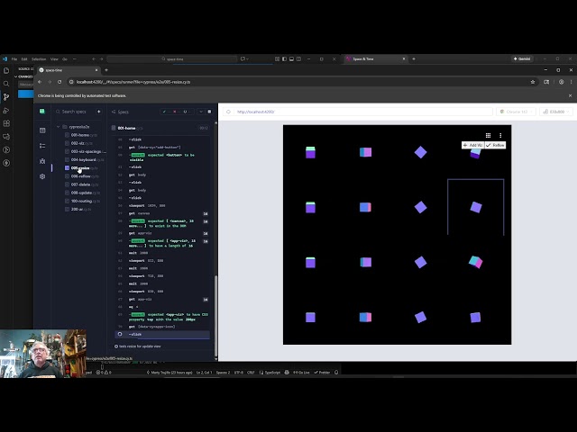 331 - ThreeJS and Angular Space And Time Application: Unit Test Update