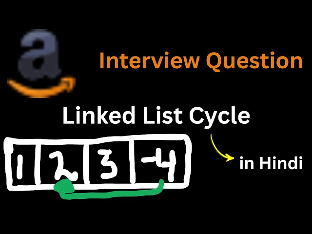 Linked List Cycle | LeetCode 141 Problem with Python | Hindi