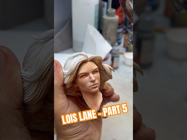 Lois Lane - Part 5 #design #art #asmr #3dprinting #3dprinted #painting #loislane  #superman #shorts