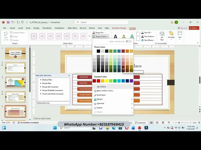 Illustrated PowerPoint 365 | Module 2: SAM Project A | Access Medical Employee Orientation