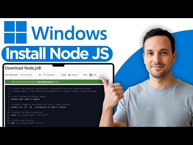 How to Install Node JS on Windows 10 or 11 (2026 Step by Step Tutorial)
