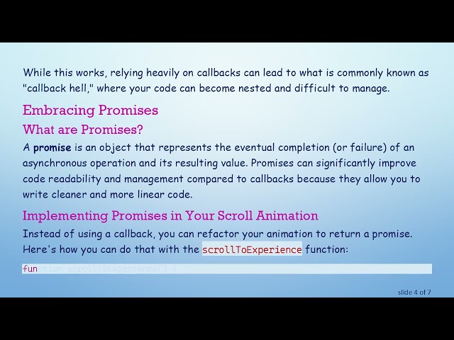 Simpler Alternatives to Callback Functions in JavaScript