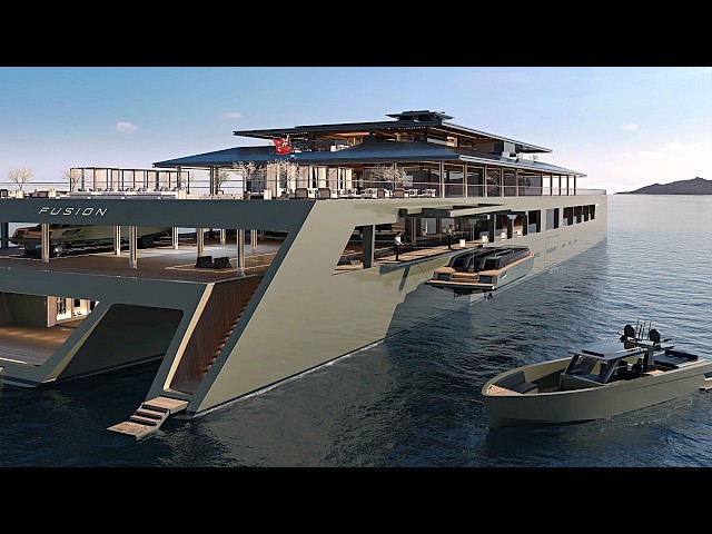 The Billionaire’s Playground: Inside the Fusion Concept, a Floating Trimaran Resort