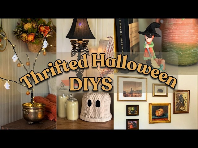 🎃 5 DIY Halloween DIYs You Won't Believe Were Thrifted!