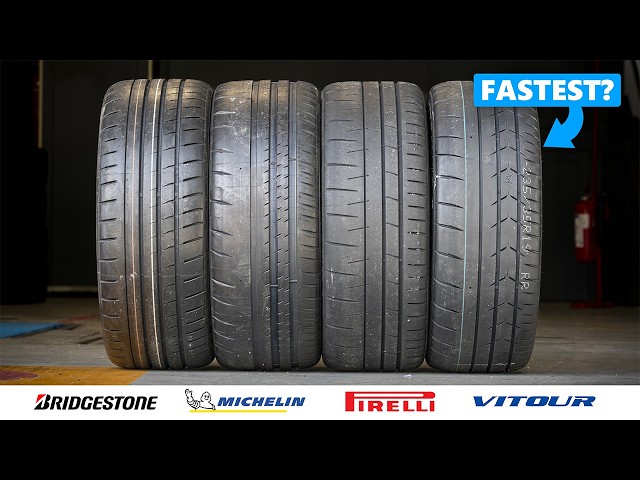 Michelin vs Pirelli vs Bridgestone vs Vitour - Who Makes the Fastest Tire?