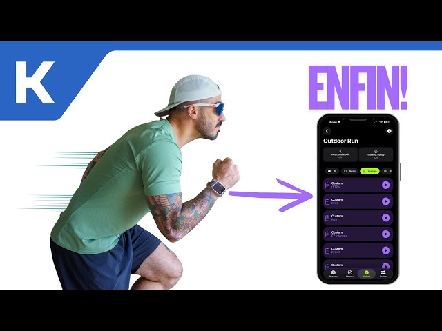 Create your Apple Watch workouts from your iPhone!