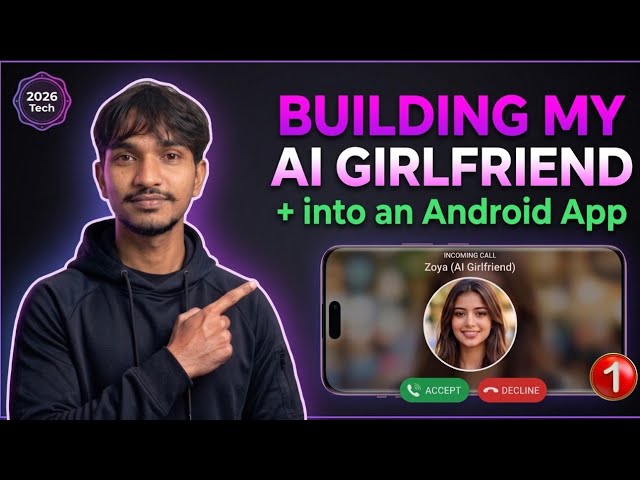 Build my AI Girlfriend Zoya into an Android App (Full setup by Google AI Studio)