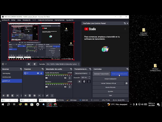 En live ahora  jugando minecraft java