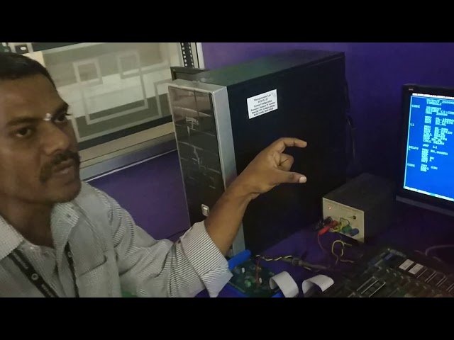 Demonstration of square wave generation programming Intel 8086 interfaced to 8255A - DAC 0800